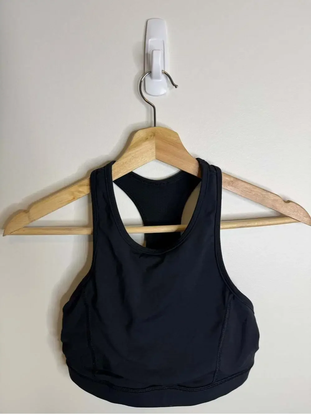 lululemon athletica Black Racerback Sports Bra size 4